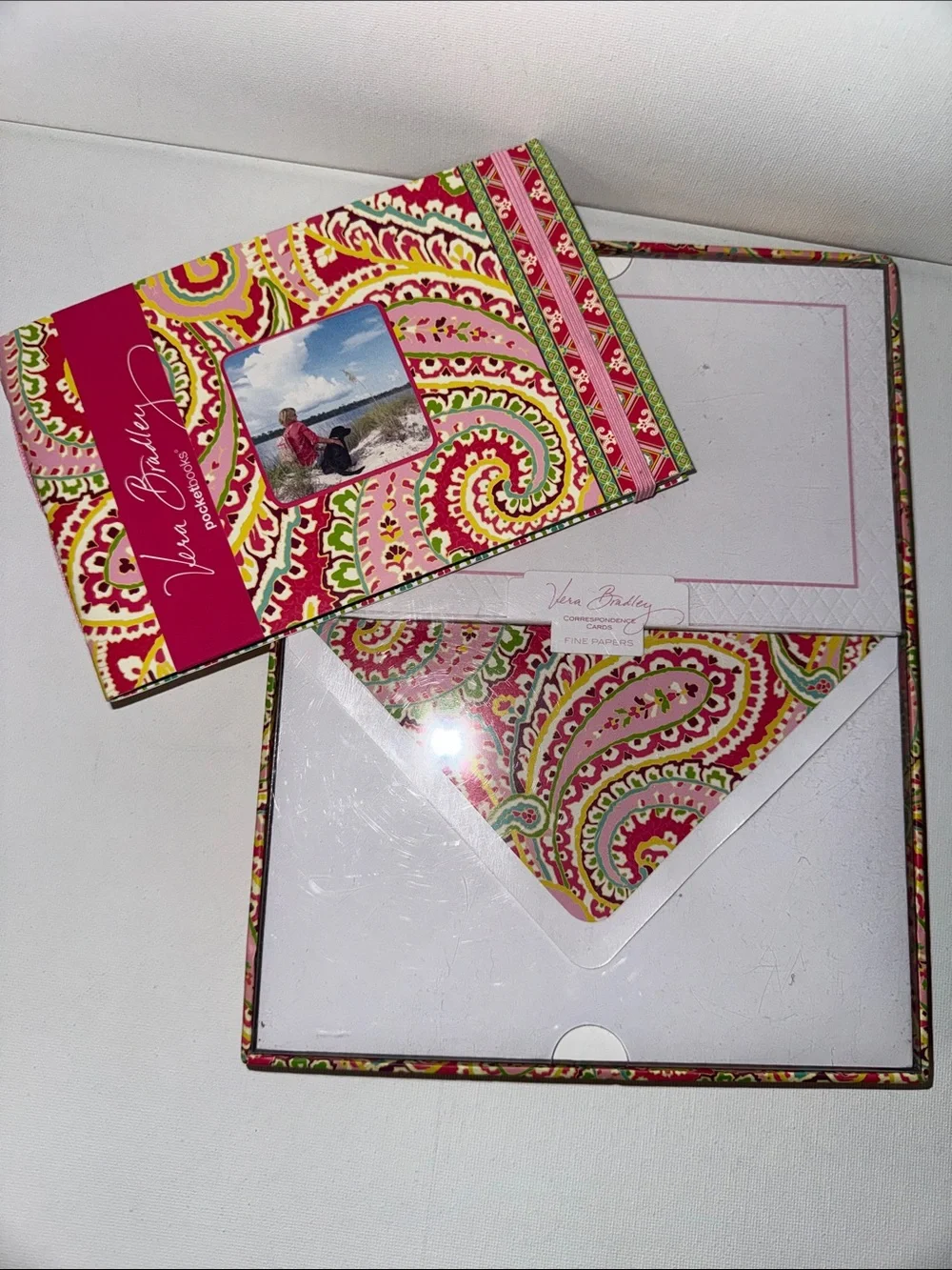 Vintage Vera Bradley Stationery Set - Photo Album & Correspondence Cards